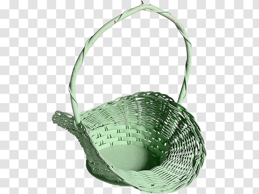 Basket Wicker Canasto - Green Bamboo Pick Free To Pull The Image Transparent PNG