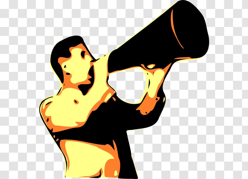 Screaming Free Content Clip Art - Megaphone - Shout Cliparts Transparent PNG