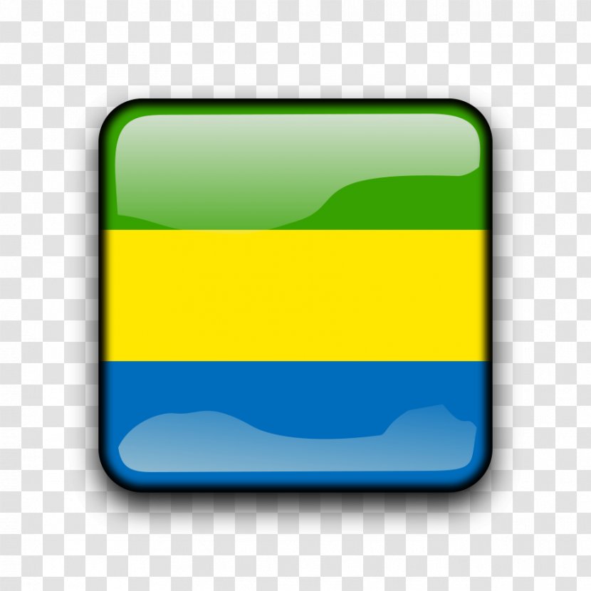 Flag Of Gabon National Ghana - Yellow - Lu Border Transparent PNG