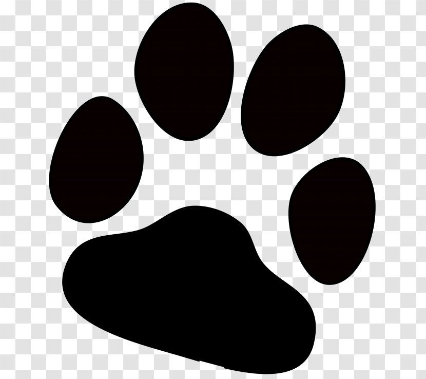 Dog Paw Cat Clip Art - Silhouette Transparent PNG