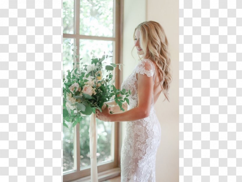 Floral Design Wedding Dress Window Flower - Watercolor Transparent PNG