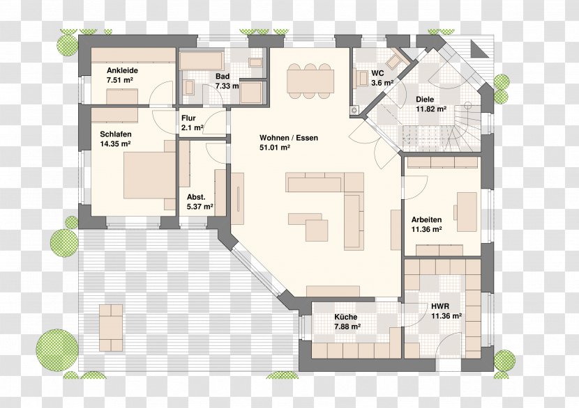 Floor Plan Urban Design Residential Area - Home Transparent PNG