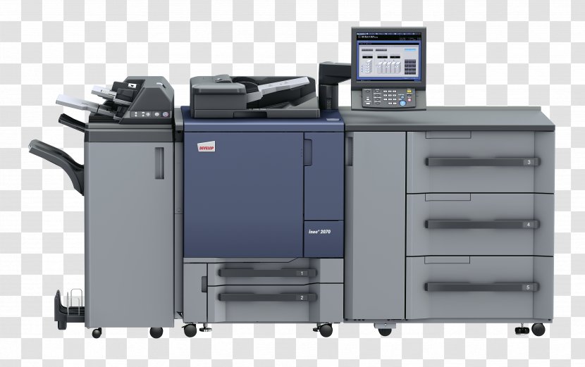 Konica Minolta Digital Printing Printer Press - Color Transparent PNG