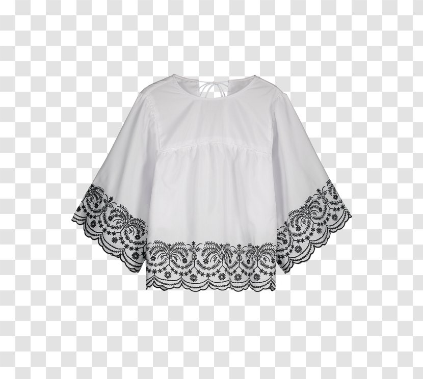 Blouse T-shirt Clothing Embroidery Sleeve - Day Dress - Tshirt Transparent PNG