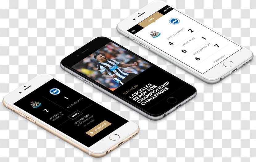 Smartphone Feature Phone Mobile Phones Newcastle United F.C. Upon Tyne - User Interface Transparent PNG