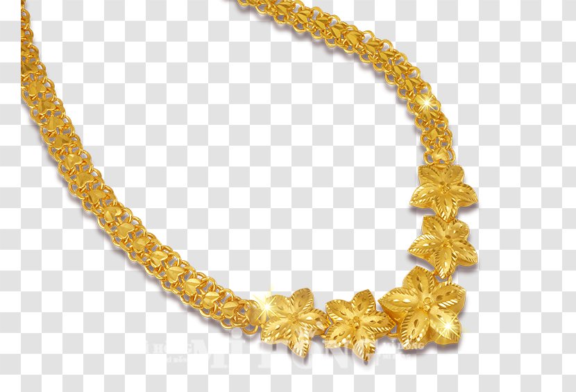 Necklace Body Jewellery - Hoa Mai Transparent PNG