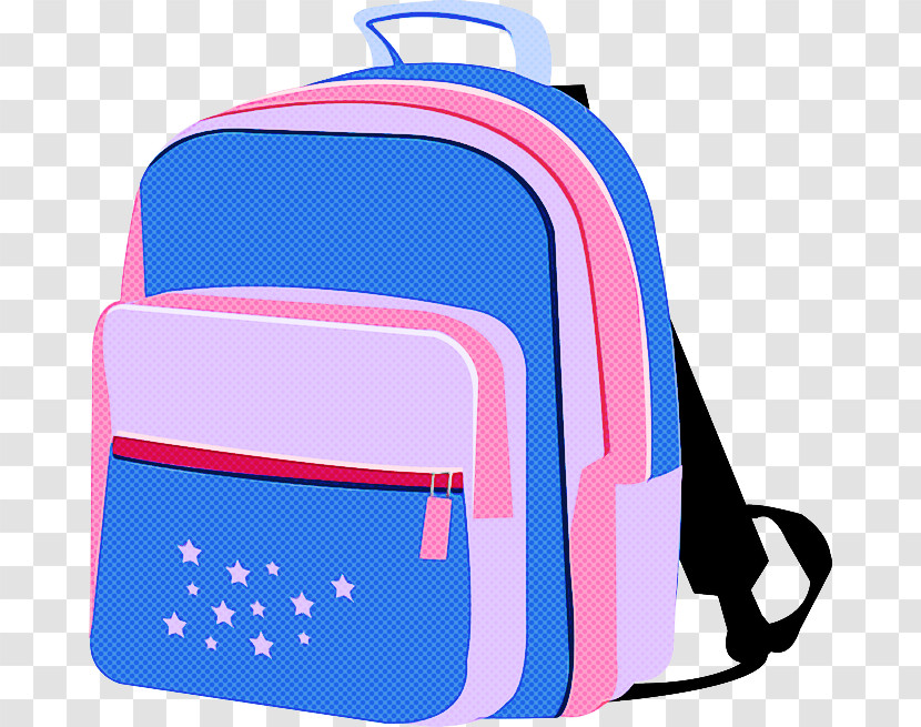 Backpack Electric Blue Shoulder Bag M Cobalt Blue Bag Transparent PNG