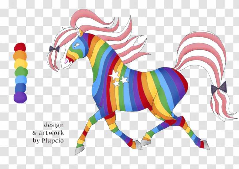 Arabian Horse Drawing Rainbow Zebra Transparent PNG
