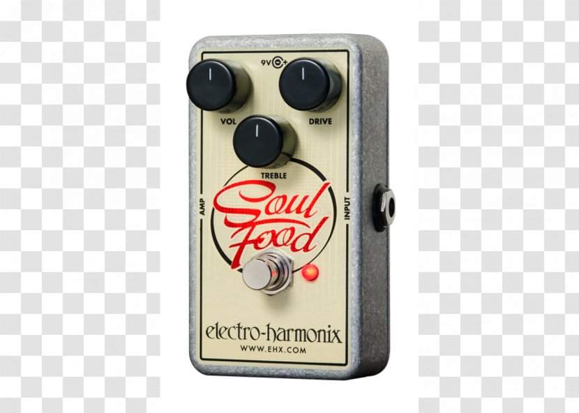 Electro-Harmonix Soul Food Distortion Effects Processors & Pedals - Electroharmonix - Overdrive Transparent PNG