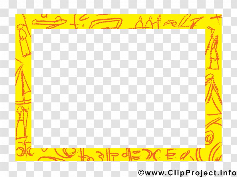 Background Yellow Frame - Drawing - Rectangle Picture Transparent PNG