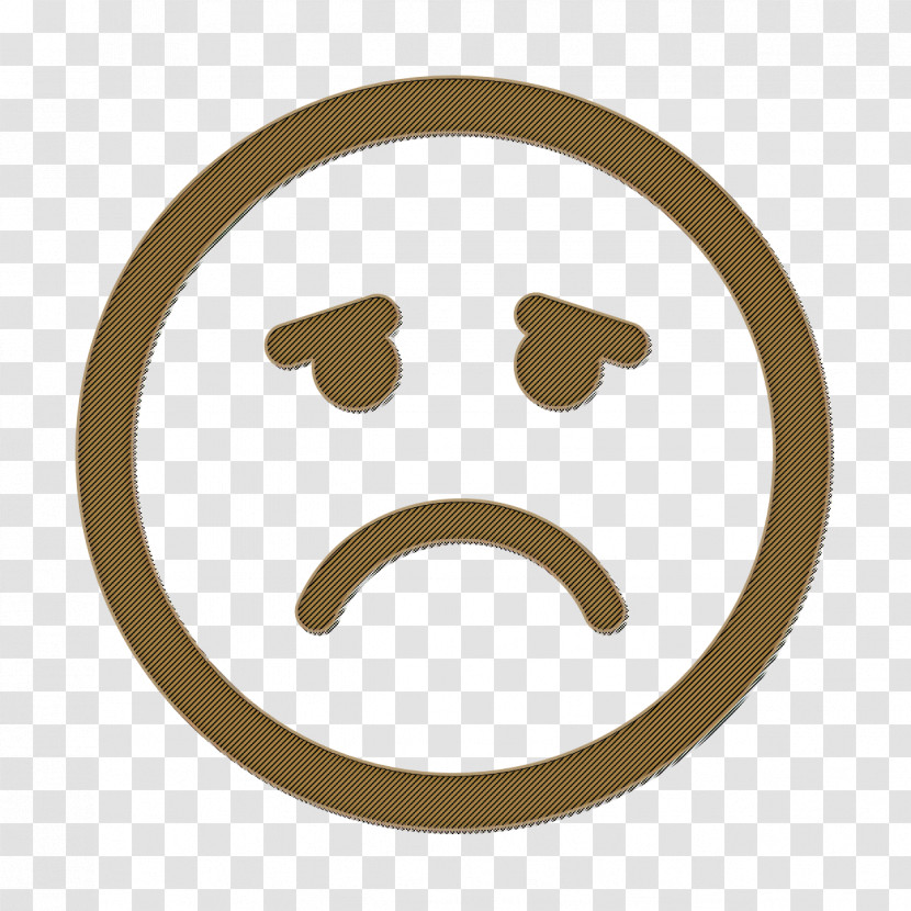 Sad Emoticon Square Face Icon Emotions Rounded Icon Interface Icon Transparent PNG