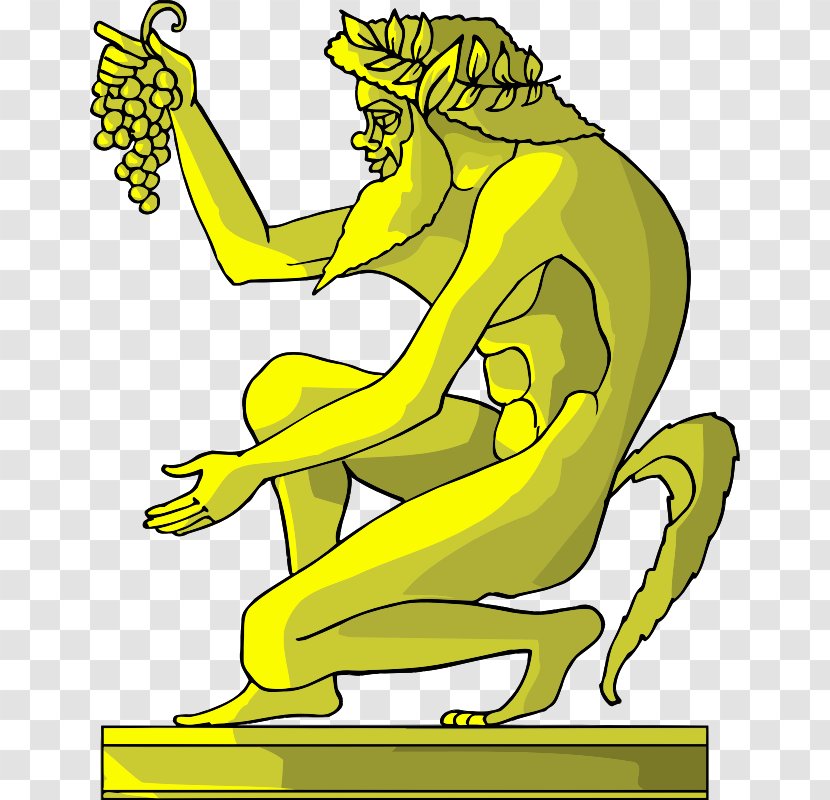 Line Art Clip - Organism - Golden Statue Transparent PNG