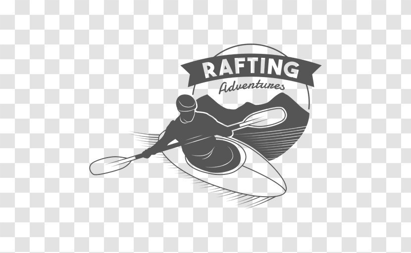 Logo Rafting Label Paddle - Whitewater Transparent PNG