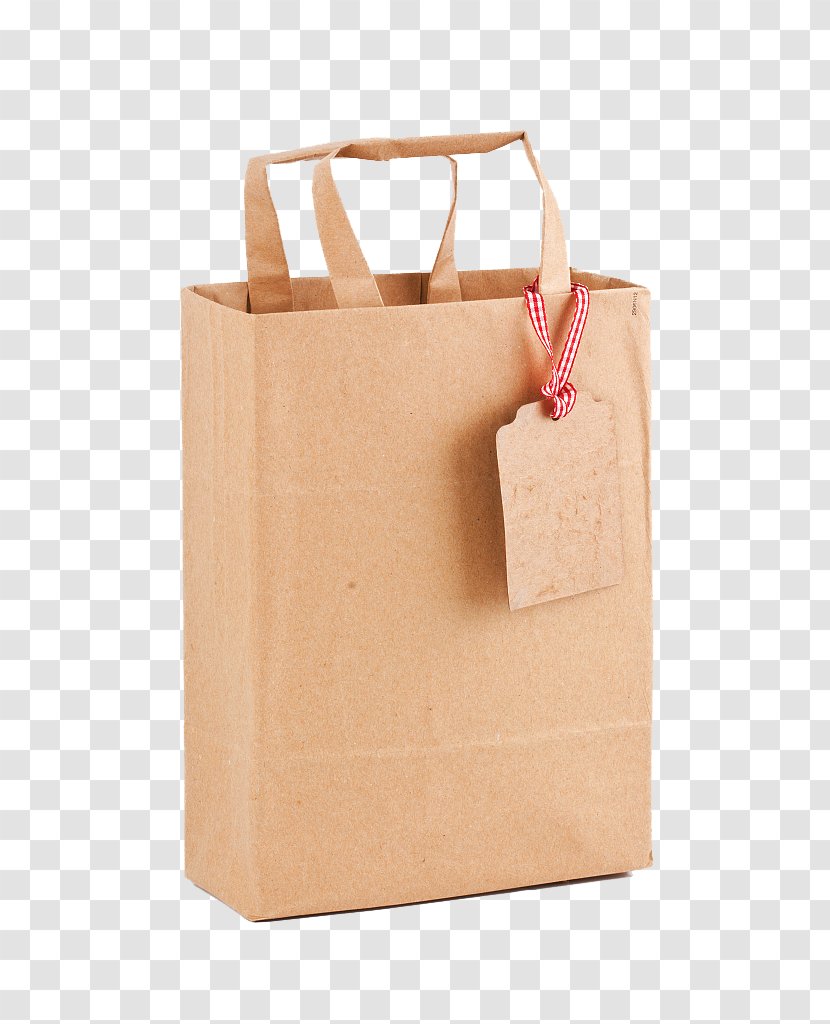 Kraft Paper Shopping Bag Handbag - Photography - Handle Transparent PNG