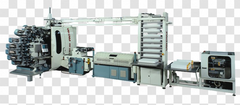 Machine Offset Printing Flexography Printer - Packaging And Labeling Transparent PNG