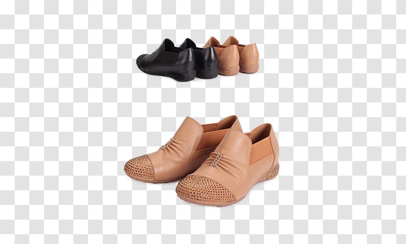 Shoe High-heeled Footwear Boot Taobao Poster - Online Shopping - Camel Flat Heels Transparent PNG