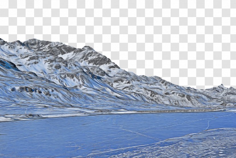 Mountainous Landforms Mountain Glacial Landform Range Natural Landscape - Ridge Arctic Transparent PNG