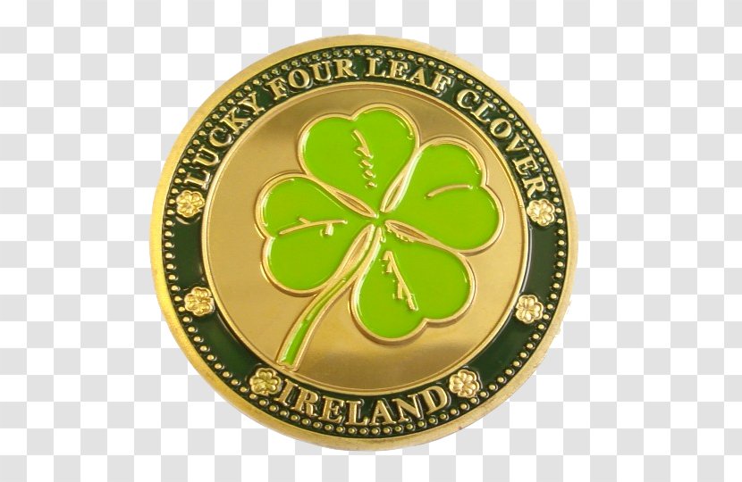 Four-leaf Clover - Plant - Metal Emblem Transparent PNG