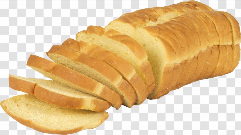 White Bread Ciabatta Milk Dough - Baguette - Image Transparent PNG