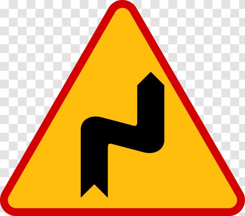 Warning Sign Traffic Road (semiotics) - Slope Transparent PNG