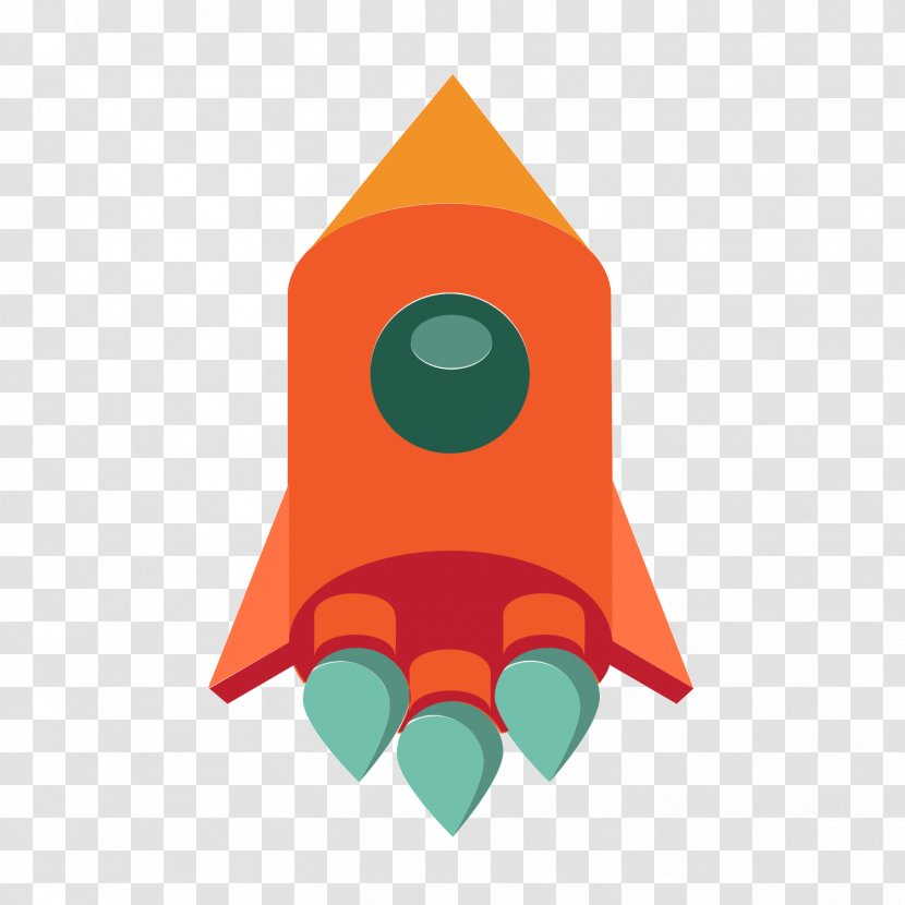 Rocket Icon - Art Paper - Orange Transparent PNG