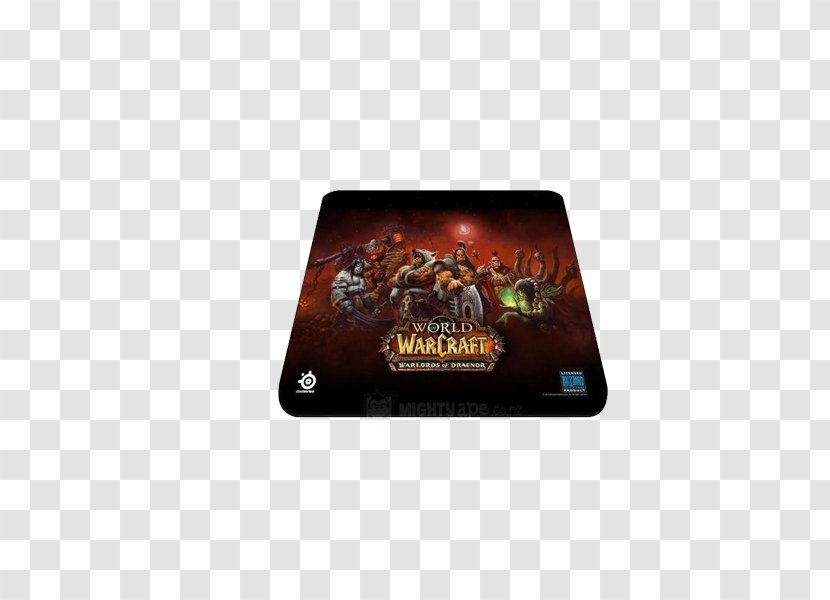 Warlords Of Draenor Computer Mouse Mats SteelSeries QcK Mini World Warcraft: Wrath The Lich King - Accessory Transparent PNG