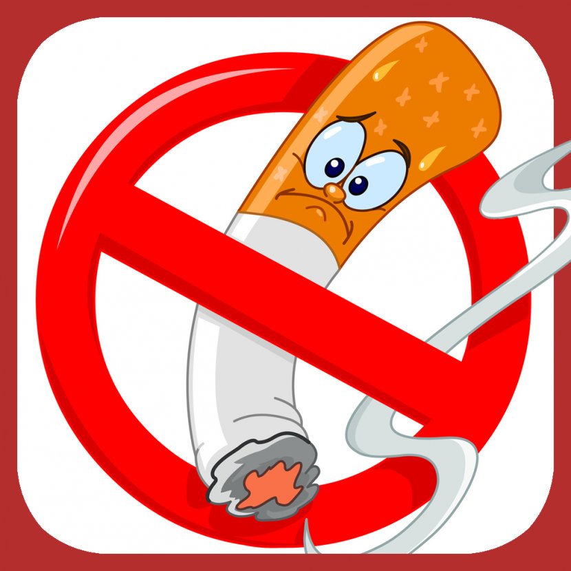 Cartoon Smoking Ban - Photography - No Transparent PNG