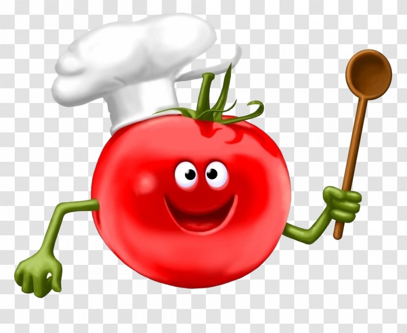 Vegetable Fruit Tomato Drawing Clip Art - Natural Foods - Tomatoes Chef Transparent PNG