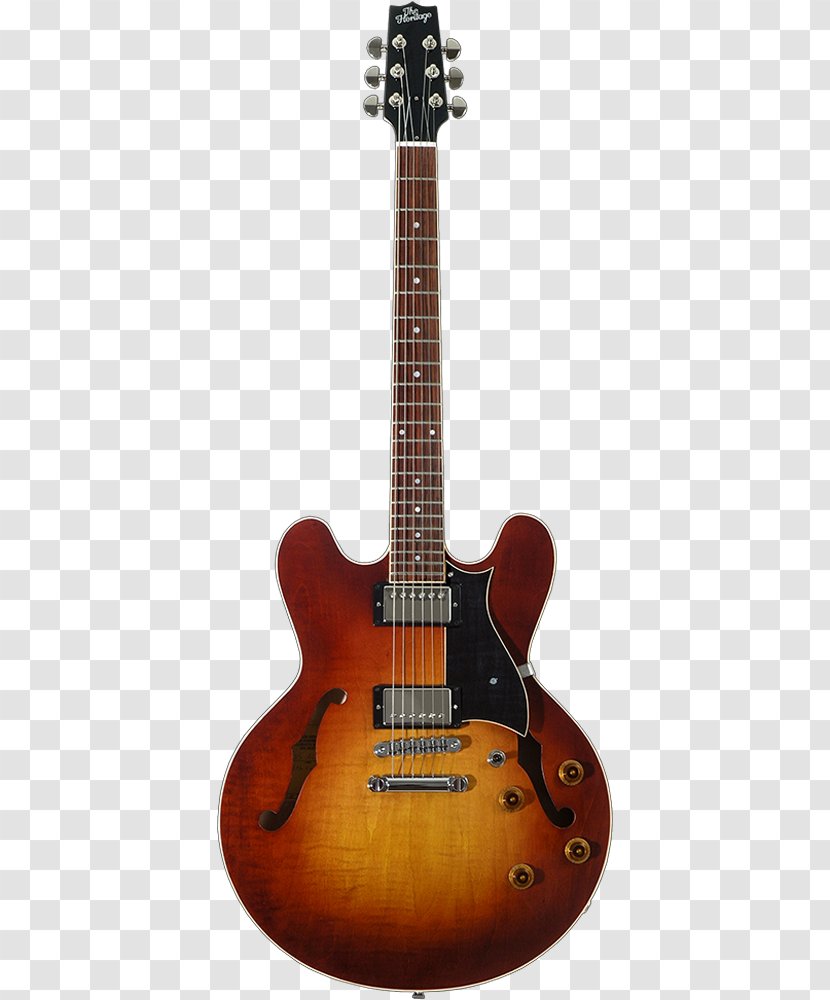 Gibson ES-335 Twelve-string Guitar Fender Telecaster Thinline Semi-acoustic Ibanez Artcore Series - Silhouette - Musical Instruments Transparent PNG