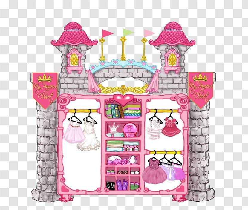 Princess Closet : Free Otome Games Cartoon Illustration - Decoupage - Castle Building Transparent PNG