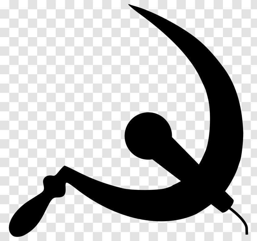 Hammer And Sickle Russian Revolution Clip Art - Microphones Vector Transparent PNG