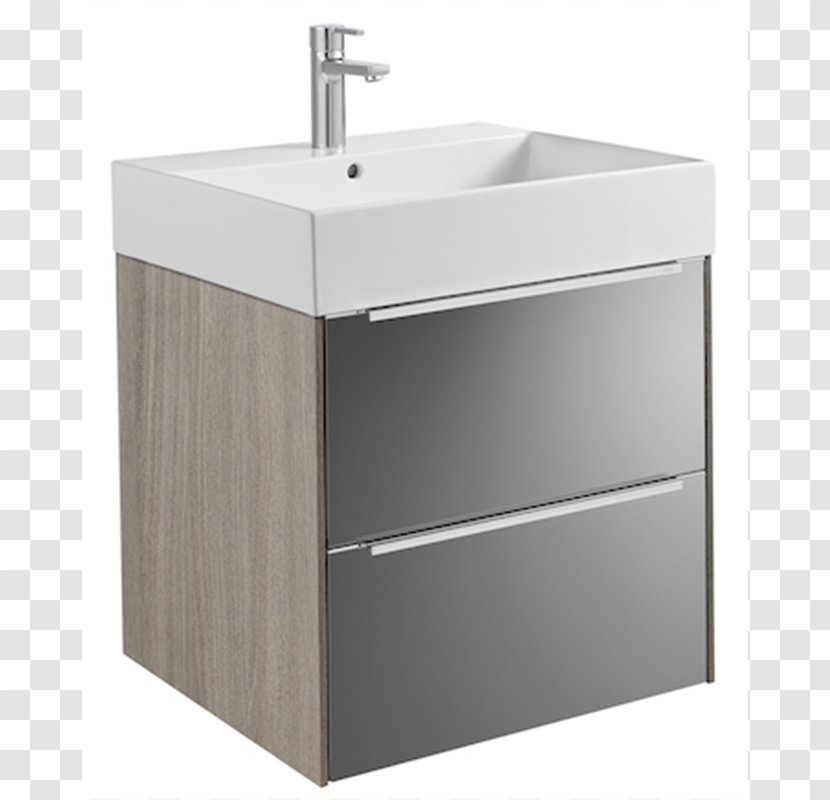 Roca Drawer Sink Bathroom Cabinet - Cabinetry Transparent PNG