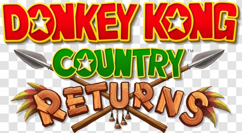 Donkey Kong Country Returns Nintendo 3DS Wii Logo - Games Transparent PNG