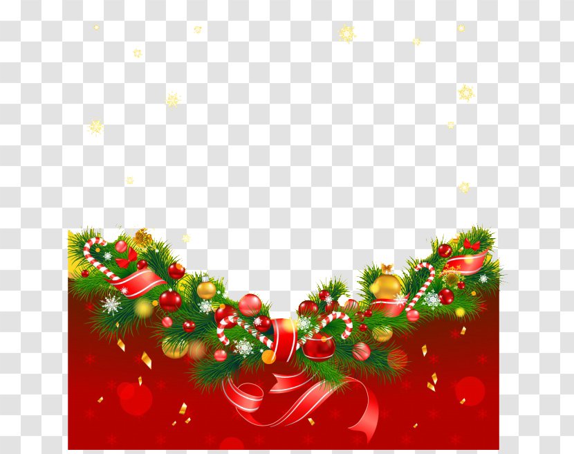 Las Posadas Christmas And Holiday Season Candy Cane Tree - Ornament - Flower Bottom Buckle Creative HD Free Transparent PNG