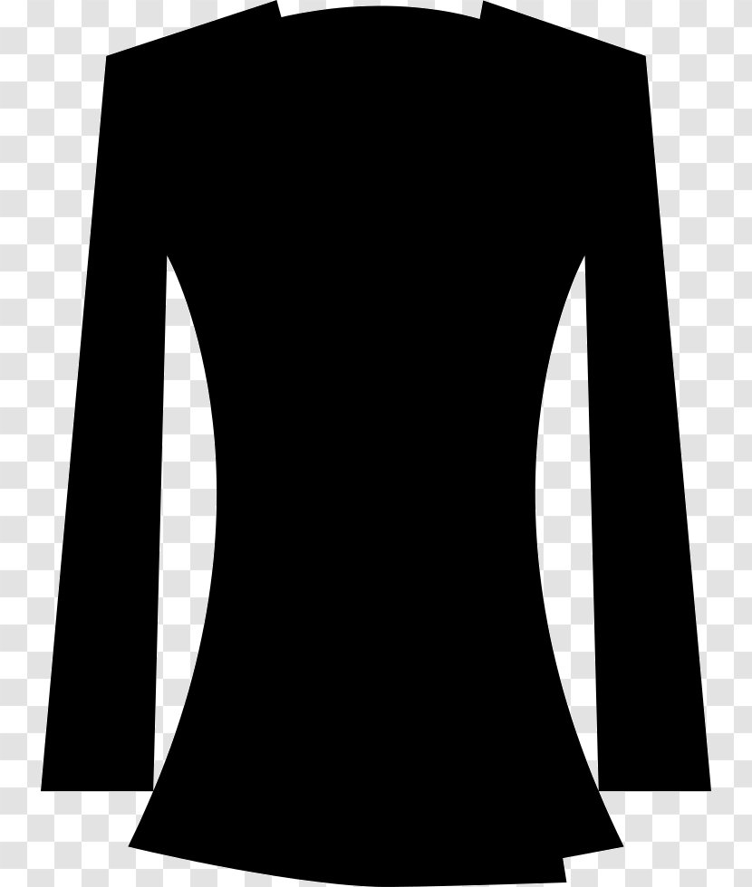 Long-sleeved T-shirt Shoulder Dress - Tshirt Transparent PNG