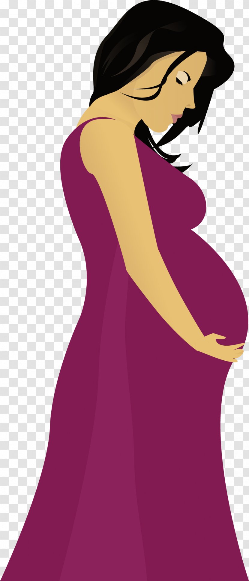 Implantation Bleeding Pregnancy Fertilisation - Flower - A Woman Who Has Children Transparent PNG