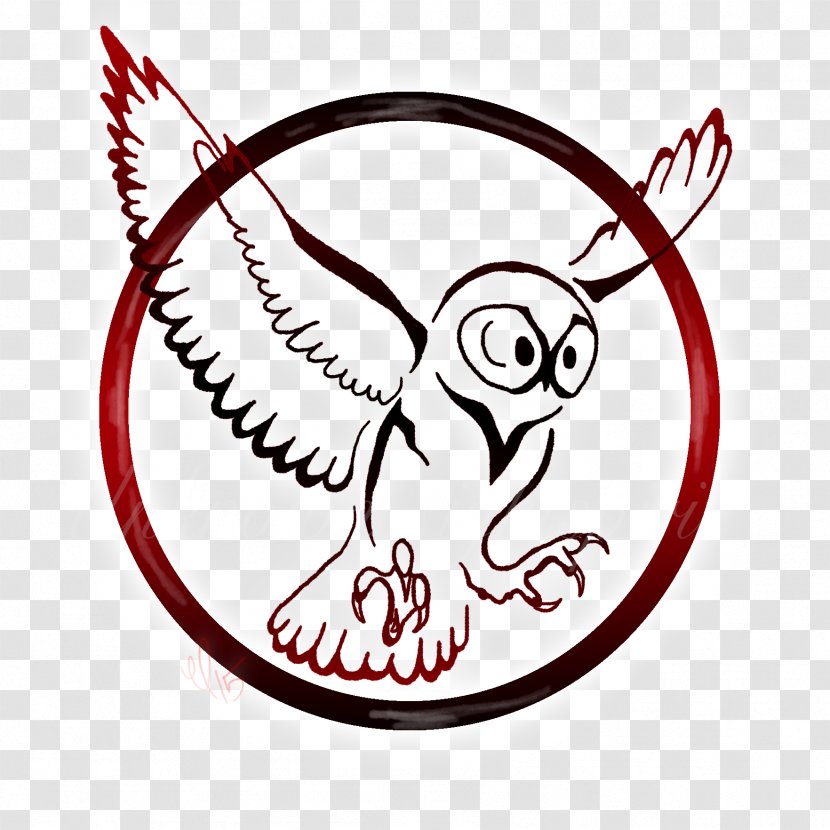 Owl Drawing Symbol Clip Art - Heart - Messenger Transparent PNG