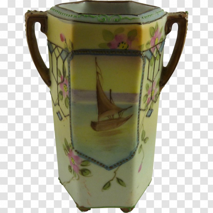 Jug Porcelain Pitcher Vase Mug - Drinkware - Hand-painted Background Shading Transparent PNG