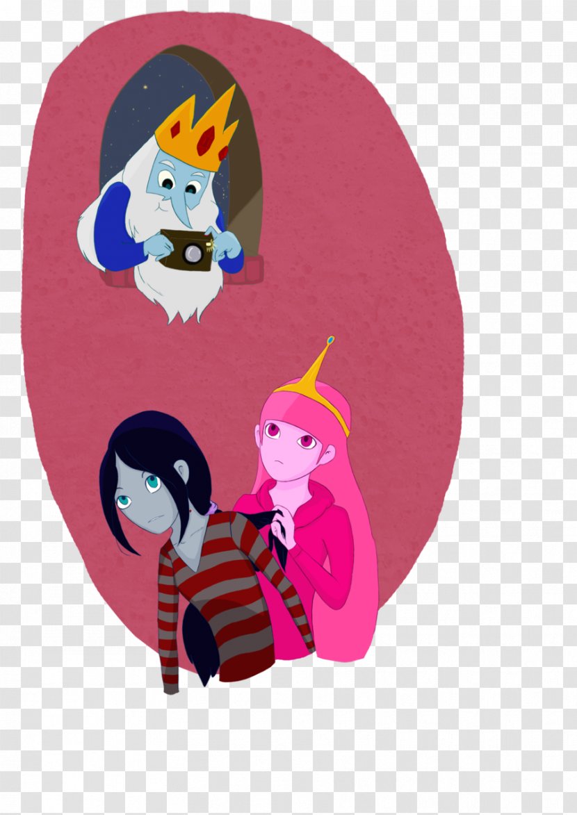 Cartoon Character Pink M - Animated - Adventure Time Marceline And Ice King Transparent PNG