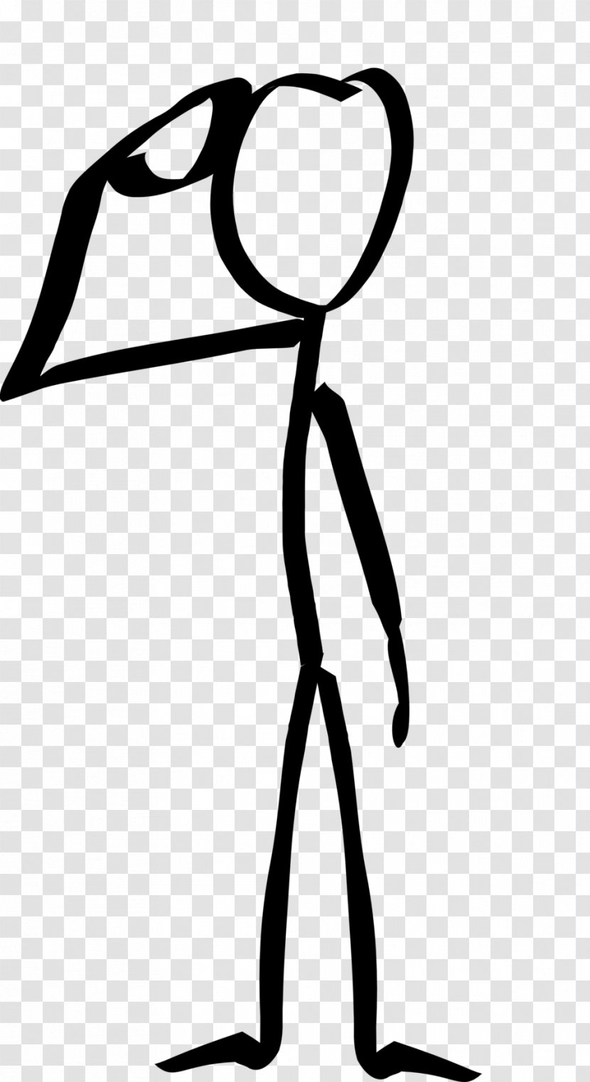Drawing Soldier Salute Stick Figure Clip Art - Military Transparent PNG