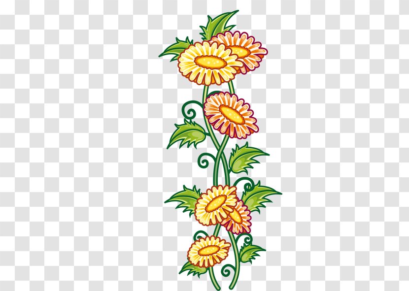Cross-stitch Embroidery Child Template - Floristry - Sunflower Transparent PNG