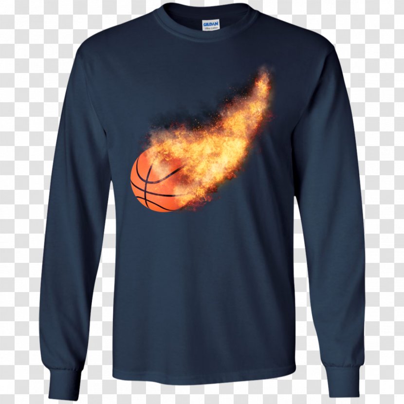 Long-sleeved T-shirt Hoodie Clothing - Sweater - Basketball Clothes Transparent PNG