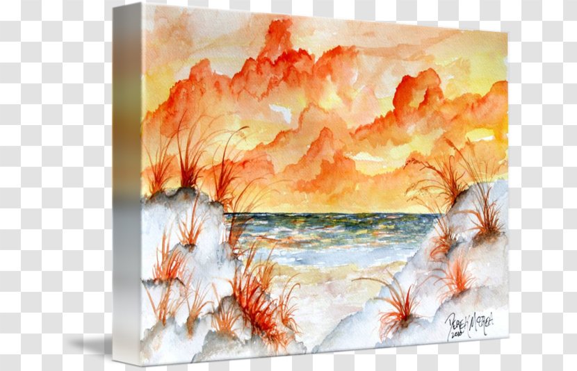 Watercolor Painting Clearwater Beach Drawing Transparent PNG