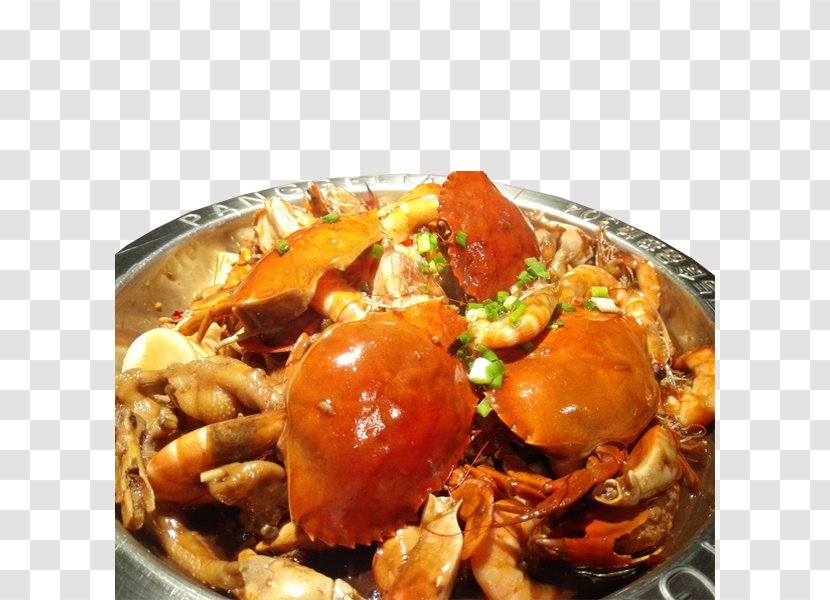 Chilli Crab Seafood Gumbo Meat - Thai Food - Delicious Pot Transparent PNG