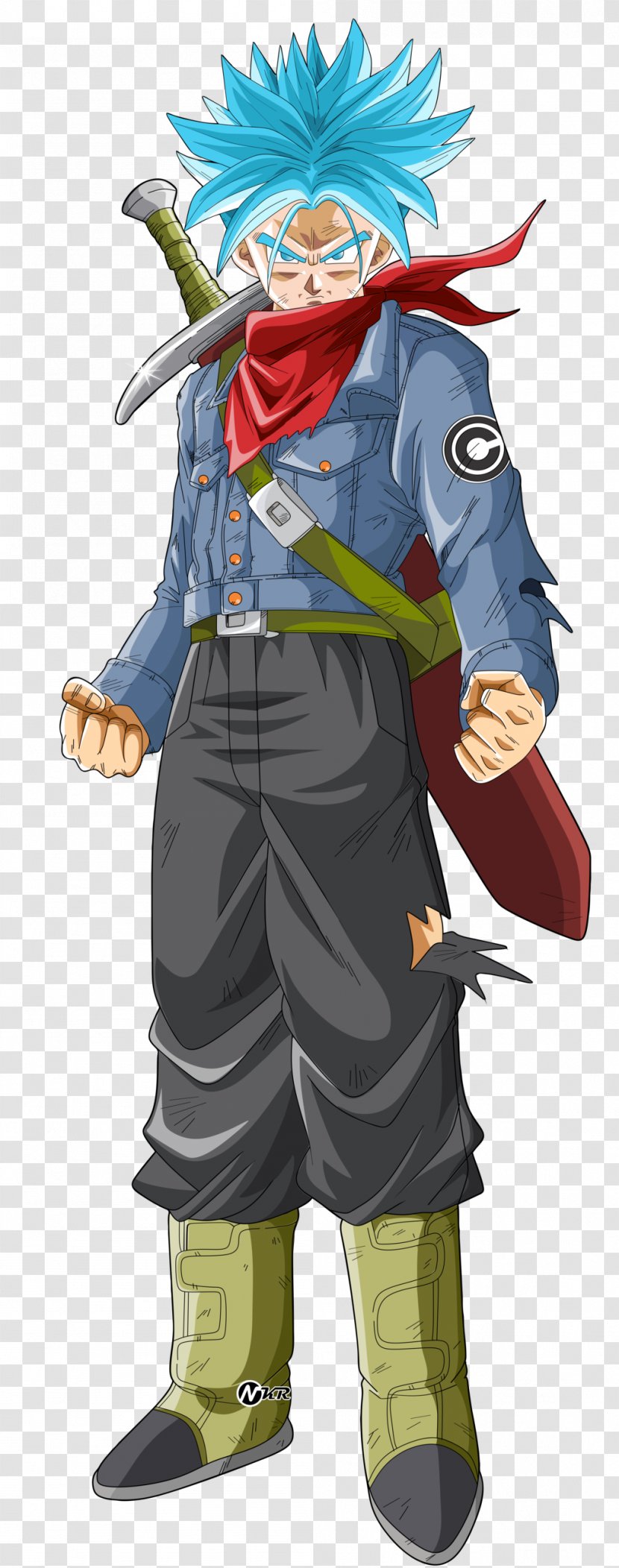 Trunks Goku Vegeta Gohan Super Saiya - Watercolor Transparent PNG