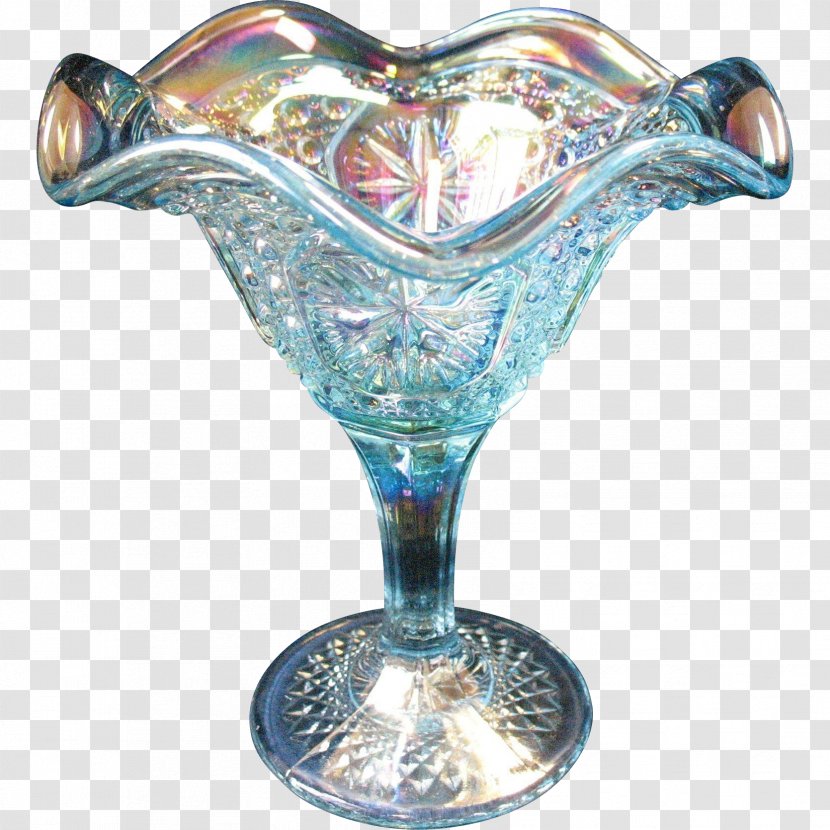 Cocktail Glass Vase Martini Cobalt Blue - Artifact Transparent PNG