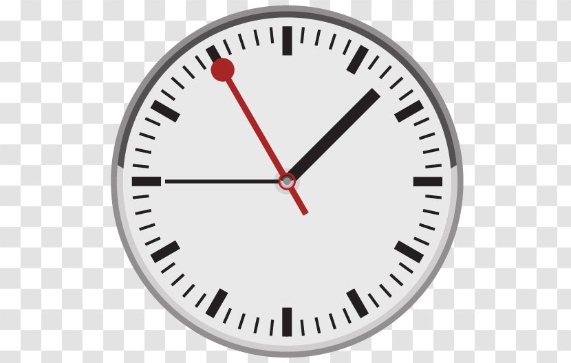 Mondaine Watch Ltd. Station Clock Swiss Railway - Movement Transparent PNG