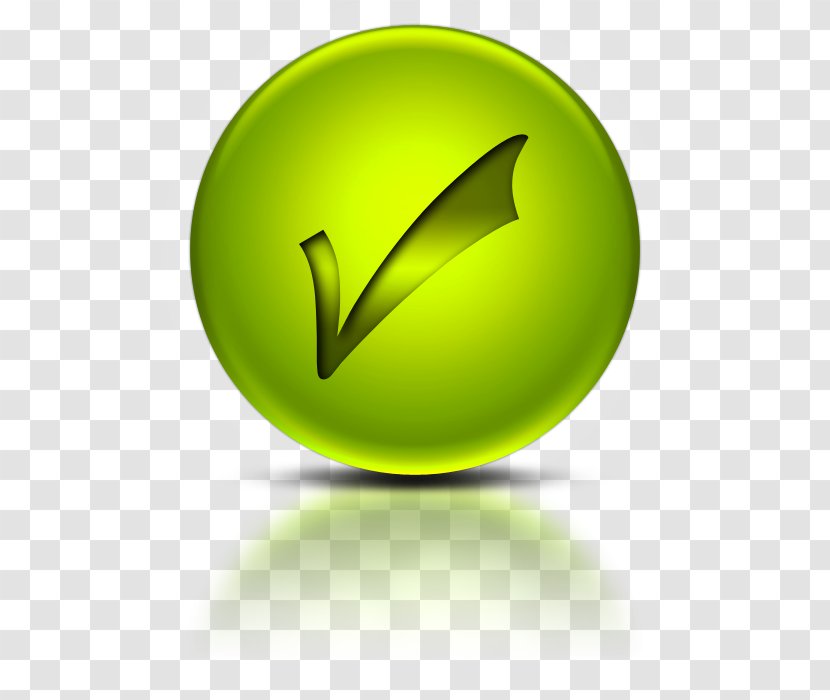 Check Mark Symbol - Cartoon Transparent PNG