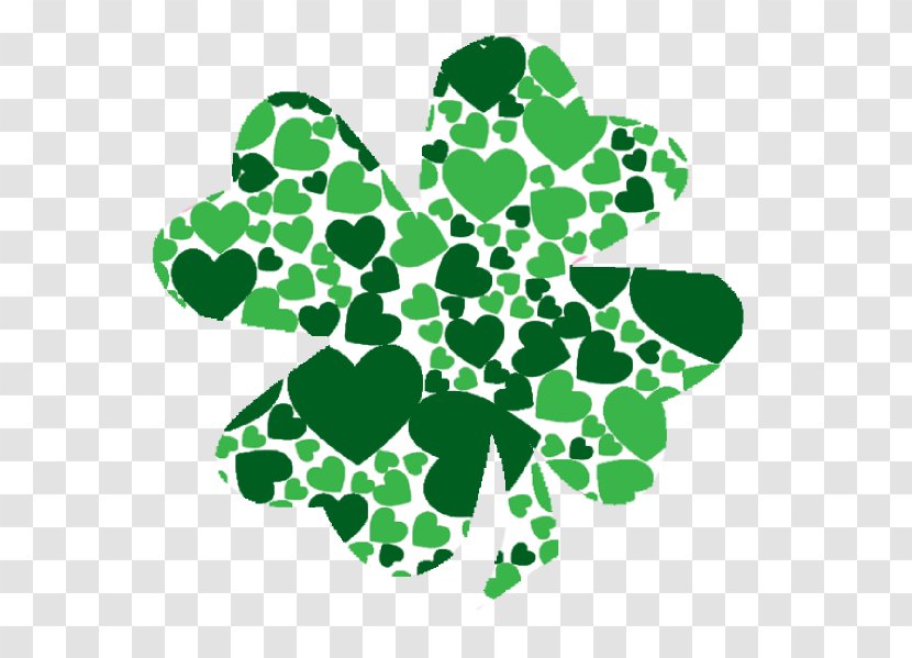 Ireland Shamrock Saint Patrick's Day Heart Clip Art - March Transparent PNG