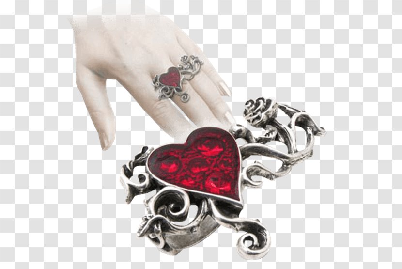 Earring Gothic Fashion Jewellery Heart - Accessory - Ring Transparent PNG